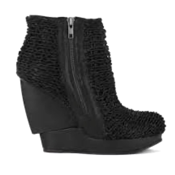 LD TUTTLE Leather Mesh Platforms - Picture 1 of 5